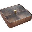 Axya Solid Wood Dried Fruit Candy Box Snack Tray Compartment Storage Box