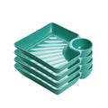 Axyaa Dumpling Dish Set - Home Creative Plastic Fried Chicken Plate Plate