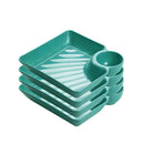 Axyaa Dumpling Dish Set - Home Creative Plastic Fried Chicken Plate Plate