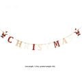 Axyaa Merry Christmas Hanging Banner Ornament: Xmas Home Decoration & Party Gift