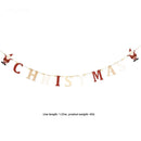 Axyaa Merry Christmas Hanging Banner Ornament: Xmas Home Decoration & Party Gift