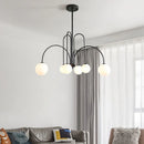 Axyaa Magic Beans Glass Chandelier - LED Pendant Light for Home Décor