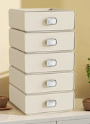 Axyaa Desktop Organizer Stackable Drawers for Office Work and Cosmetic Storage