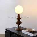 Axyaa Solid Wood Table Lamp E27 Living Room Bedroom Study Hotel Decor