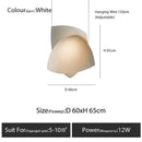 Axyaa Designer Silk Fabric Chandelier LED Hanging Lamp for Home Decor
