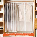 Axyaa Hanging Clothes Dust Cover - Wardrobe Organizer Garment Bag with Zipper