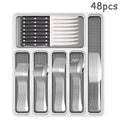 Axyaa 48-Piece Stainless Steel Tableware Set with Storage Box