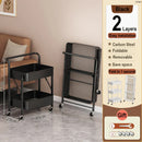 Axyaa Floor-to-Ceiling Multi-layer Service Cart for Kitchen Storage
