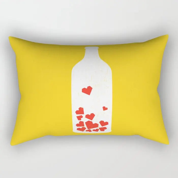 Axyaa Geometric Animal Print Sofa Pillowcase - Nordic Design
