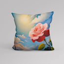 Axyaa Flower Pot Pattern Pillow Cover for Luxury Home Decor