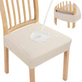 Axyaa Waterproof Stretch Jacquard Dining Chair Cover Set