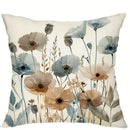 Axyaa Watercolor Floral Pattern Pillowcase 45x45cm