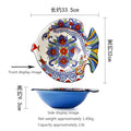 Axyaa Fish-Shaped Ceramic Bowl for Fruit Salad, Soup, Dessert, Snacks, Noodles - Restaurant Tableware