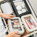 Axyaa Transparent Cosmetic Bag: Large Capacity Makeup Pouch & Toiletry Case