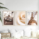 Rose Peony Flower Wall Art Painting Canvas Poster Modern Print Nordic Decor by Axyaa