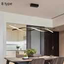 Axyaa Modern Nordic LED Pendant Light with Remote Dimming