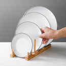 Axyaa Round Melamine Dinner Plate Set for Kitchen Tableware