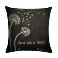 Axyaa Linen Pillowcase: Soft Printed Cover for Sofa, Car, or Home Décor