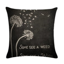 Axyaa Linen Pillowcase: Soft Printed Cover for Sofa, Car, or Home Décor