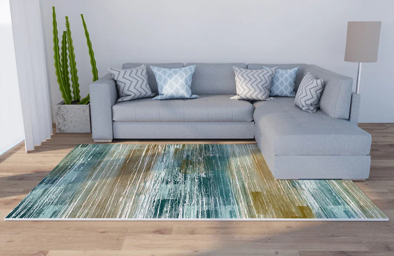 Axyaa Marble Texture Printed Carpet for Home Living Room and Bedroom Decoration