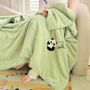 Axyaa Winter Warm Embroidered Lamb Wool Blanket