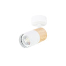 Axyaa Black Wood Nordic Rotatable Spotlight for Home Kitchen Living Room, GU10 LED Cob