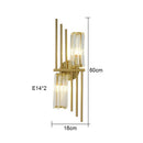 Axyaa Gold Crystal Luxury Wall Light - High-end LED Indoor Lighting Fixtures
