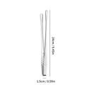 Axyaa Stainless Steel Long Handle Food Tongs - Non-Slip BBQ Steak Kitchen Tool