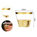Axyaa Clear Plastic Champagne Cups - Pack of 25