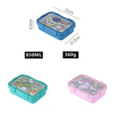 Axyaa Kids' Cartoon Thermal Steel Lunch Box with Spoon - Leak-Proof Bento Box