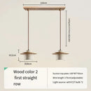 Axyaa Yellow Travertine Hanging Line Lamp | Wabi Sabi Style Bedroom Pendant Light