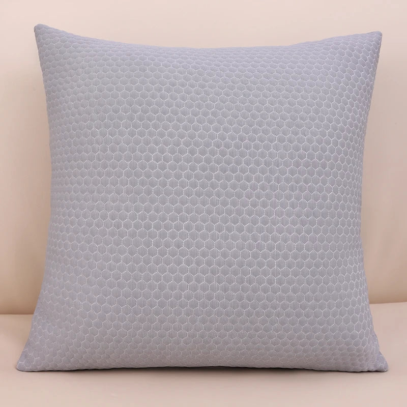 Axyaa Summer Ice Silk Cushion Covers 45x45cm - Soft & Cooling Home Decor Pillowcases