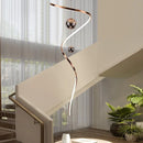 Axyaa LED Staircase Chandeliers Pendant Light for Modern Home Decor