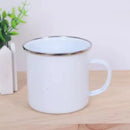 Axyaa Enamel Letter Quotes Print Coffee Mugs - Drinkware for Camping Picnic Juice Tea