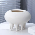 Axyaa Multi-Legged Ceramic Flowerpot Vase - Home Decor Accent