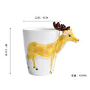 Axyaa Animal Ceramic Coffee Cup Set