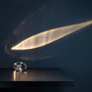 Axyaa Crystal Eye of the Sky LED Table Lamp - Elegant Bedroom Decor Lighting