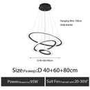Axyaa Modern Living Room Chandelier LED Indoor Lighting Bedroom Decor