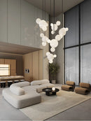 Axyaa Nordic Bubble Chandelier LED Ceiling Pendant Lamp for Living Room, Kitchen, Dining Room