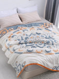 Axyaa Cotton Air-conditioning Bedspread Comforter for Twin Queen Size Bed