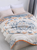 Axyaa Cotton Air-conditioning Bedspread Comforter for Twin Queen Size Bed