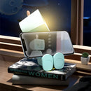 Axyaa Mini Square Robot Night Light: Creative LED Bedside Lamp