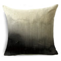 Axyaa Geometric Prints Linen Pillowcase - Square Cushion Cover for Bedroom and Car