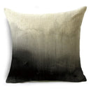 Axyaa Geometric Prints Linen Pillowcase - Square Cushion Cover for Bedroom and Car