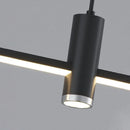 Axyaa LED Strip Pendant Lamp for Kitchen, Dining Room, Bedroom - Home Decor Chandelier