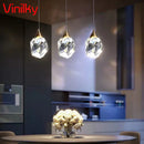 Axyaa Crystal Pendant Chandelier: Luxury Diamond LED Art Lighting for Home Decor & Restaurants