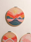 Colorful Bamboo Circle Wall Decorations by Axyaa - Aesthetic Boho Home Crafts