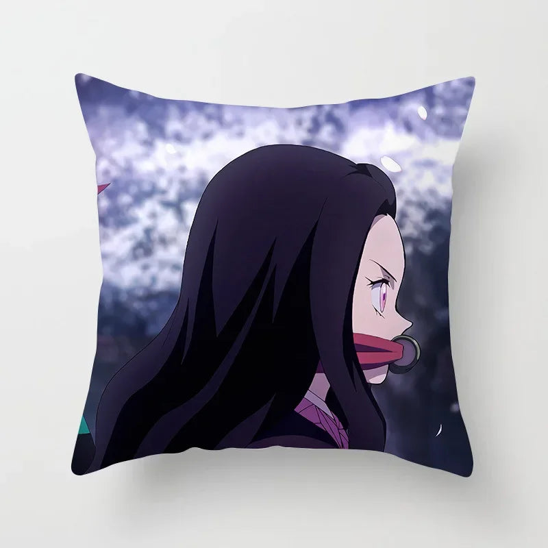 Demon Slayer Kimetsu no Yaiba Pillowcase for Kids Bedroom Decor by Axyaa
