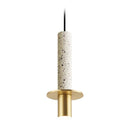 Axyaa Terrazzo Marble Chandelier LED Pendant Lamp for Bedroom & Living Room
