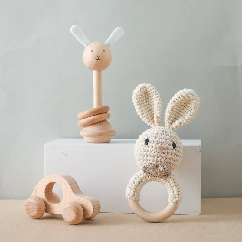 Axya Animal Wooden Building Block Toys for Kids
